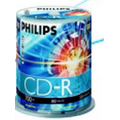 Philips CD-R Discs - 100 Pack